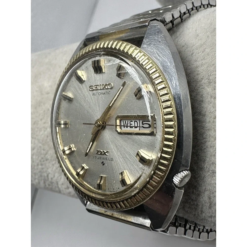Seiko DX Automatic 6106-7047 Runs Vintage 36MM 6.25